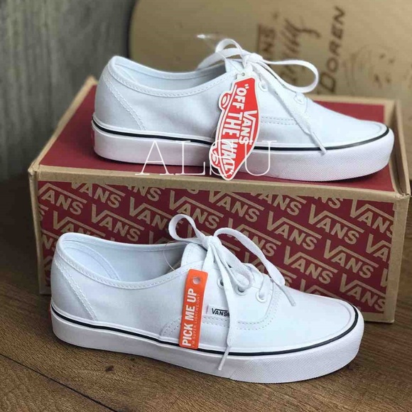 VANS Authentic Lite Canvas White kids AUTHENTIC - Picture 6 of 7